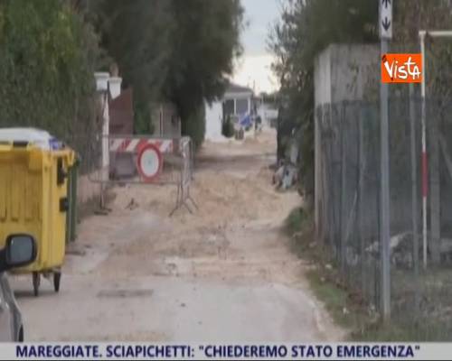 I danni delle mareggiate a Scossicci nelle Marche, Prot. civile: “Chiederemo stato d’emergenza”
