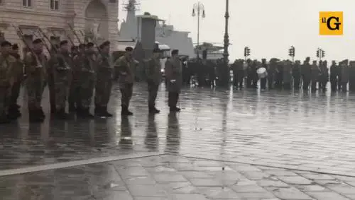 La preparazione della parata del 4 novembre