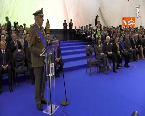 Mattarella alla cerimonia di avvicendamento Capo di Stato Maggiore della Difesa