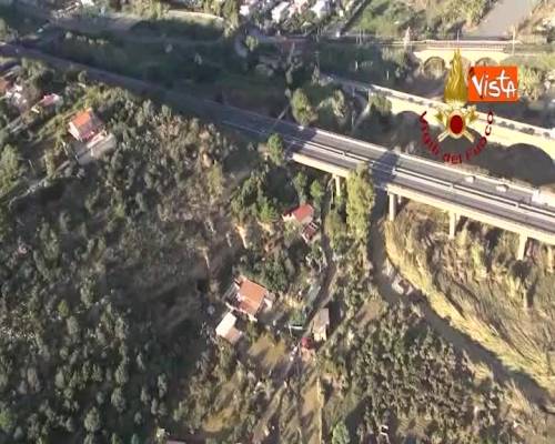  La Sicilia devastata dal maltempo, le immagini di Casteldaccia dall’elicottero dei Vigili del Fuoco 