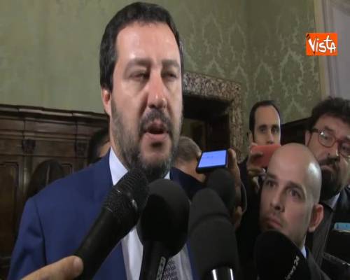 Salvini: ''Dl sicurezza, sono contento dopo tanto lavoro si è arrivati alla fine''