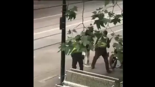 Melbourne, il video dell'attacco 