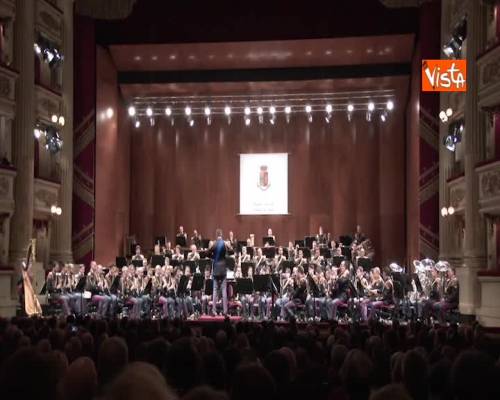 Dal concerto alla Scala di Milano l’augurio dell’orchestra della Polizia di Stato ad Ennio Morricone