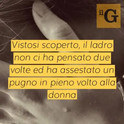Firenze, sorprende ladro straniero in casa: 20enne colpita e derubata