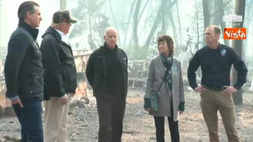 Incendi California, Trump: "Priorità è aiutare persone in difficoltà"