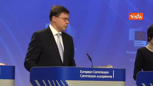 Manovra Italia, Dombrovskis: “Con rammarico confermiamo valutazione, cifre eloquenti”