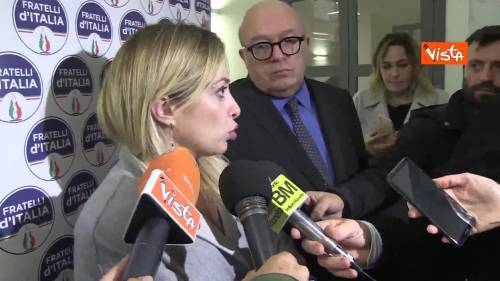 Meloni: ”Centrodestra va ricostruito, diamo vita a grande movimento sovranista”