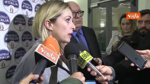 Meloni: ”Patto federativo con ‘La Destra’ di Storace, torna a casa”