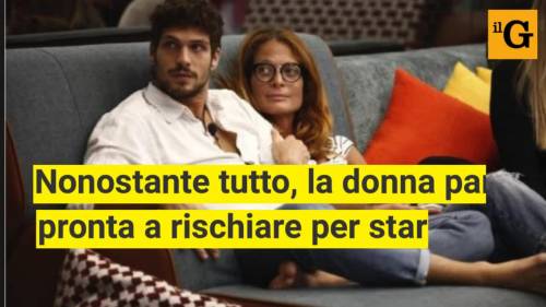 Gf Vip, bacio appassionato tra Jane ed Elia