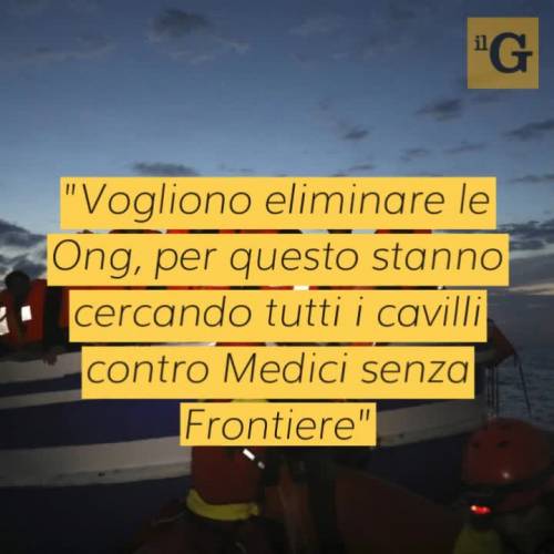 Bartolo, medico di Lampedusa, difende le Ong: “Vogliono eliminarle”
