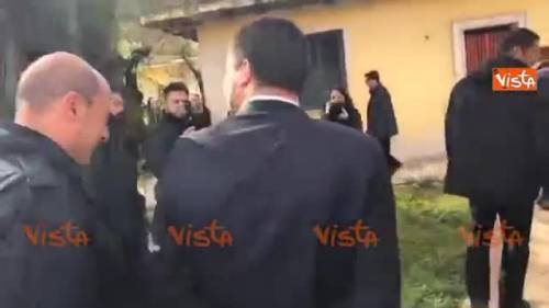 Salvini con Zingaretti in via Roccabernarda per partecipare ad abbattimento villa dei Casamonica Non in elenco