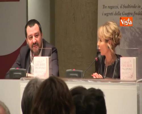 Siparietto Salvini-Gruber: “Isoardi? Sono affari miei, al massimo lo dico alla D’Urso”