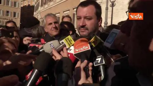 Dl sicurezza, Salvini: "Non ci sono dubbi di costituzionalità"