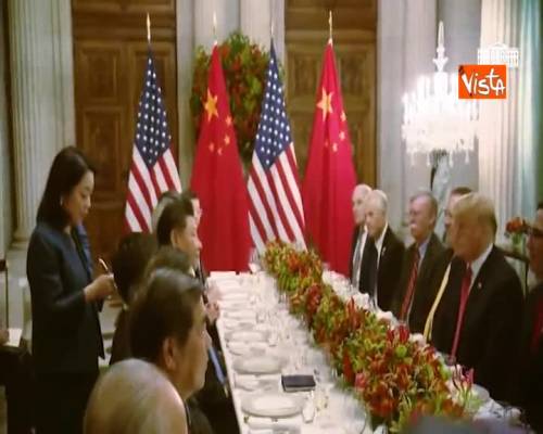 USA-Cina, Trump e il presidente cinese Xi Jinping a cena in chiusura  del G20 a Buenos Aires