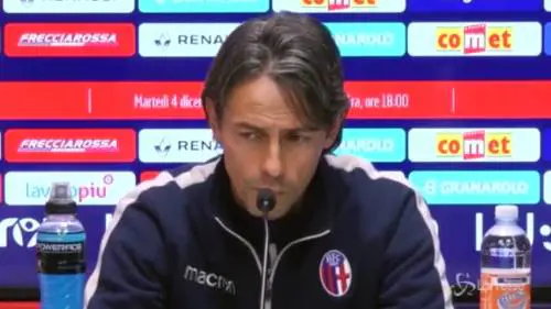 Bologna, Inzaghi: "Momento complicato ma il disfattismo non aiuta"
