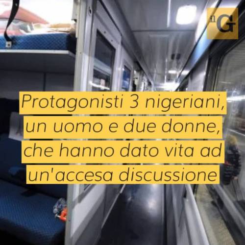 Rissa tra nigeriani sul treno, danni ai vagoni e rabbia dei pendolari 