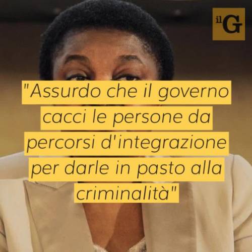 Kyenge attacca: “Italia ha bisogno di giovani, via decreto Salvini”