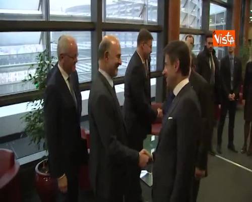 Conte e Tria alla Commissione Ue incontrano Juncker, Moscovoci e Dombrovskis