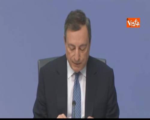 BCE, Draghi: “Crescita eurozona più debole del previsto” 