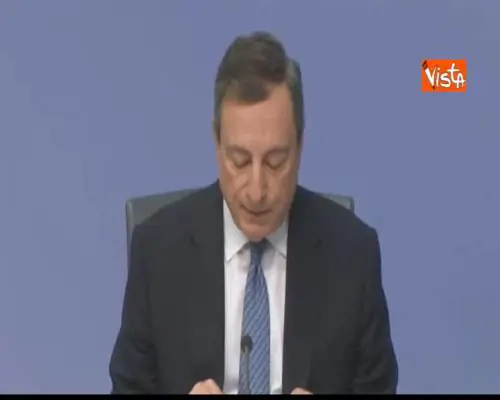 BCE, Draghi: “Crescita eurozona più debole del previsto” 