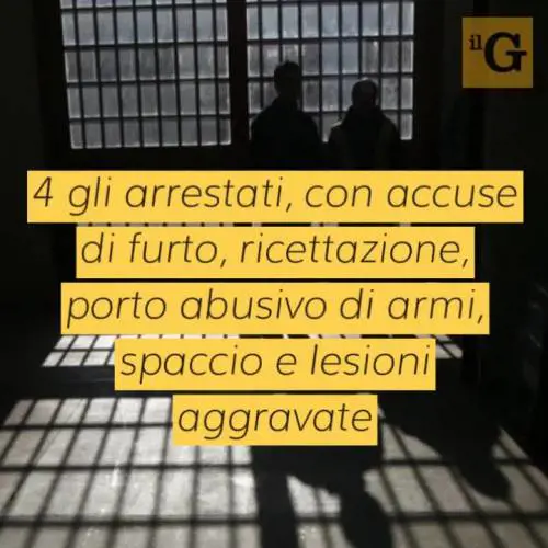 Monza, sgominata gang di albanesi: pistole rubate, droga e refurtiva