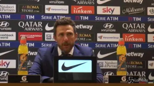 Di Francesco: "Io sono sereno ma le valutazioni spettano ad altri"