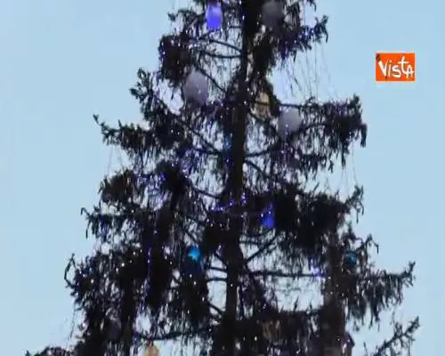 L’albero di Natale a Grand Place a Bruxelles