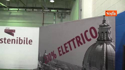 Sostenibilita’, presentato a Roma il nuovo bus elettrico