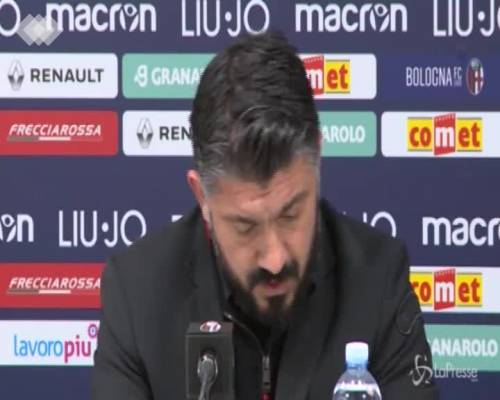 Milan, Gattuso: "Abbiamo fatto il solletico al Bologna"