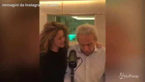 Shakira e il duetto col papà 87enne