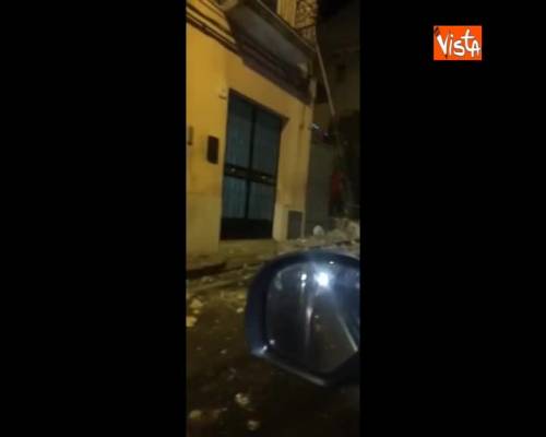 Terremoto in Sicilia, danni nel centro di Zafferano 