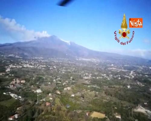 Terremoto a Catania, le immagini riprese dall'elicottero