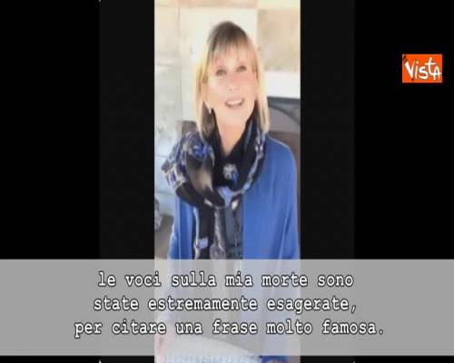 Olivia Newton-John data in fin di vita smentisce con un video: ''Voci estremamente esagerate''