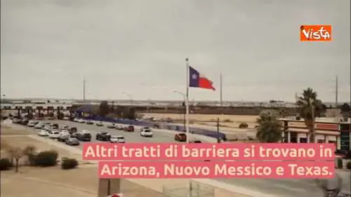 Infografica - Il muro tra Stati Uniti d'America e Messico