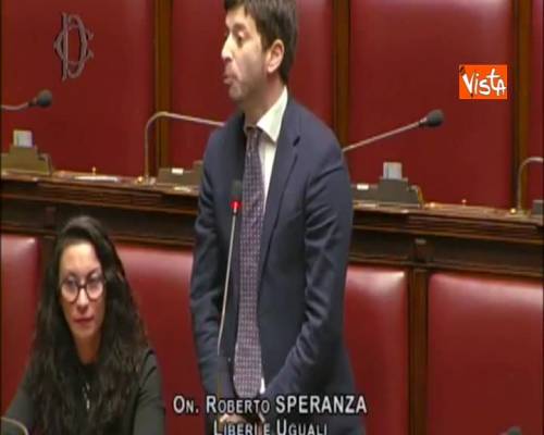 Speranza (LeU) ricorda Ziccardi alla Camera: “Un grande uomo della sinistra italiana”