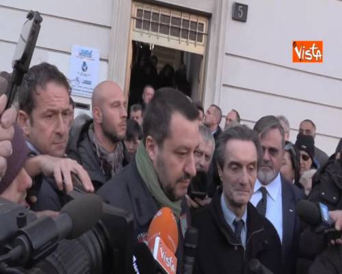Salvini all'inaugurazione della sede Ugl a Milano: "Un punto che ascolta i lavoratori"