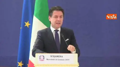 Conte in Ciad: “Valutiamo invio forze armate per addestramento truppe locali”