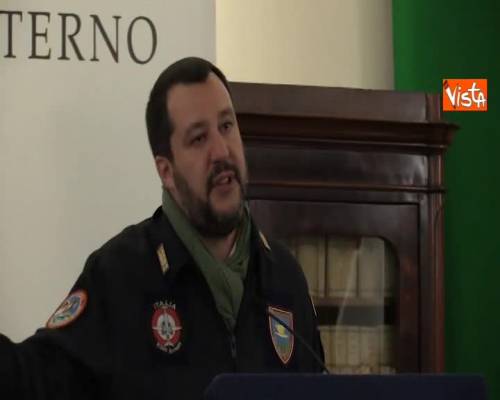Racket, Salvini: “Vedremo di essere più efficienti, molto importanti le autorità locali”
