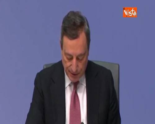 Bce, Draghi: “Andamento economia più debole del previsto”