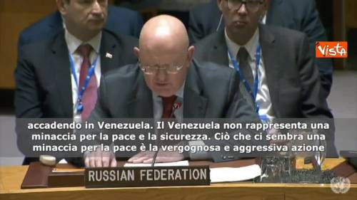 Venezuela, Nebenzia (Russia): “Azione vergognosa degli Usa per destabilizzare il Paese”, sottotitoli