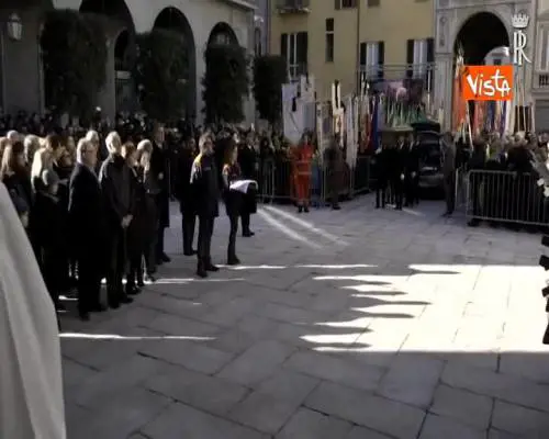 Mattarella ai Funerali di Stato dell'on. Giuseppe Zamberletti