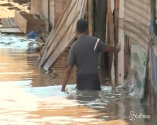 Inondazioni in Cile, oltre 1200 sfollati