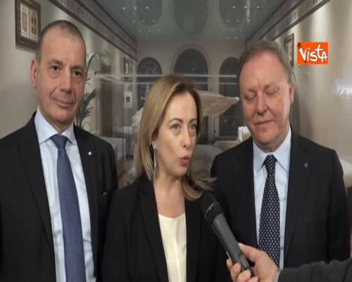 Meloni: “Massimo Giorgetti aderisce a FdI allarghiamo il centrodestra”