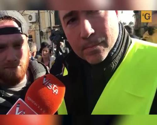 Gilet gialli, ecco la protesta a Sanremo