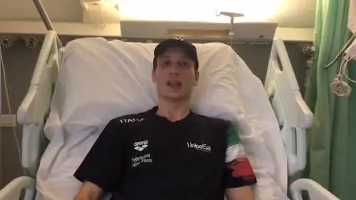 Il primo video messaggio di Manuel Bortuzzo per i suoi sostenitori