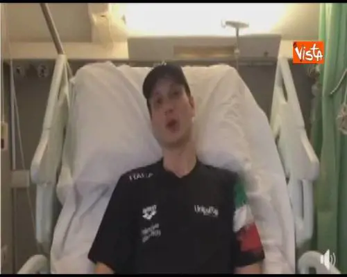 Il primo video di Manuel Bortuzzo: “Darò tutto quello che ho per tornare”