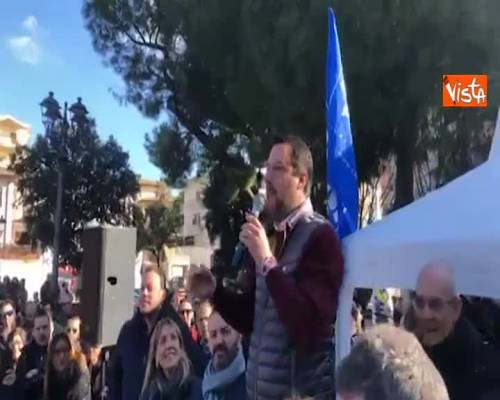 Regionali in Sardegna, Salvini: “La sinistra ha tradito operai, conosce più banchieri che pastori”