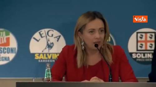 Regionali Sardegna, Meloni: “Tutte le volte che siamo stati compatti abbiamo vinto”