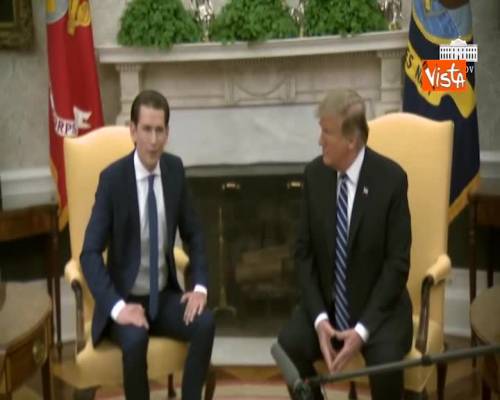 Trump riceve alla Casa Bianca il Cancelliere austriaco Kurtz: “Parleremo di immigrazione”