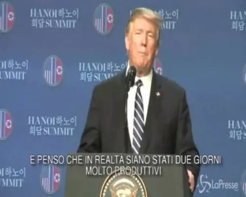 Trump su Nord Corea: "Volevano togliessimo tutte le sanzioni"